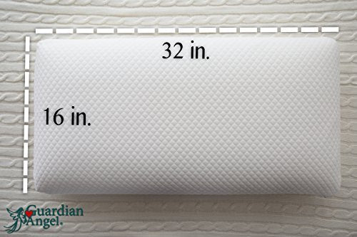  Guardian Angel Zzzz-Pedic Deluxe Memory Foam Traditional Shape Large Pillow