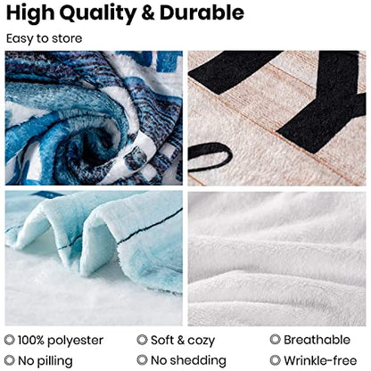  Nniversary Romantic Gifts For Husband, Ultra-Soft Micro Fleece Sherpa Throw Blanket, Valentines Day Gifts For Him, Husband Birthday Gifts From Wife, For Bedding Sofa And Travel (80x60inch)