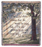  "Every Step Of The Way" Inspirational Tapestry Throw Blanket 50" X 60"