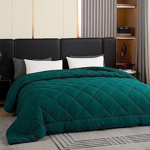  GOHOME 120x98 Oversized King Comforter All Season Extra Large King Size Microfiber Comforter Quilted Down Alternative Duvet Insert With 8 Corner Tabs