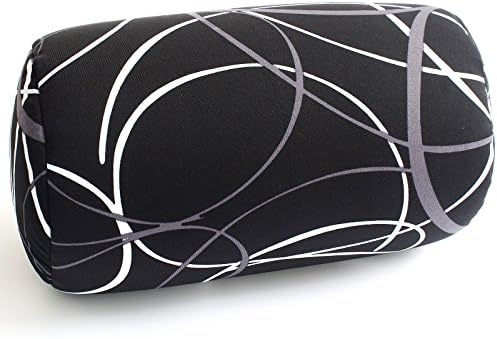 Bookishbunny Microbead Cylinder Bolster Roll Pillow 13" X 7" (SolidGreen)