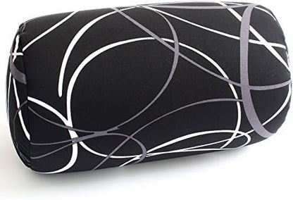  Bookishbunny Microbead Cylinder Bolster Roll Pillow 13" X 7" (SolidGreen)