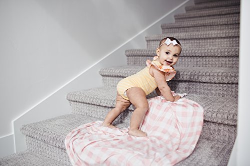  Copper Pearl Large Premium Knit Baby Swaddle Receiving Blanket London