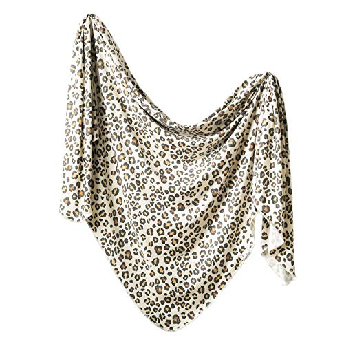  Large Premium Knit Baby Swaddle Receiving Blanket"Zara" By Copper Pearl