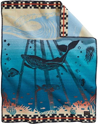  Pendleton Unisex Jacquard Muchacho Kids Blanket, Sunrise Eagle, One Size
