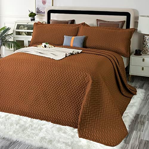  OFIXI Oversized King Plus 128"x120" Quilt Set 3 Pieces Extra Large King Size Bedspreads Lightweight Summer Comforter Reversible Coverlet Bed Cover For All Season, Sage Green