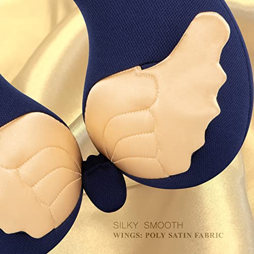  AGACAS Travel Pillow For Kid,Neck Pillow For Airplanes Travel Provides Neck Support,Flight/Car Pillow For Travel Sleeping,Travel Essentials&Great Gift For Toddler, Blue