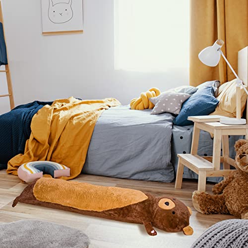  Funziez! Teddy Bear Body Pillow Case - Brown Novelty Animal Pillowcase