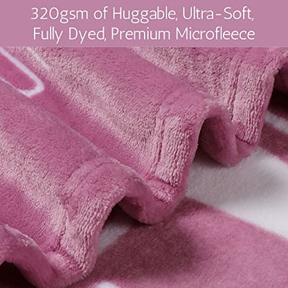  FILO ESTILO Daughter Gifts From Dad, Mom, Daughter Throw Blanket Bedroom Décor For Girls, Birthday Gifts For Daughter, Unique Presents For Daughters 60x50 Inches (Pink)