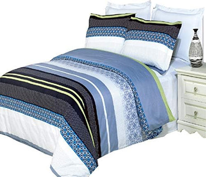  Luxury 3PC Safari King/Cal King Duvet Cover Set 100Percent Cotton 300 Thread Count
