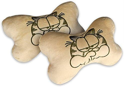  Tianmei 2PCS LMT Cartoon Styling Car Headrest Protect Neck Pillow Cute Fashion Travel Rest Pillow Cushion Pad (LMT - Gray Color 1 Pair)