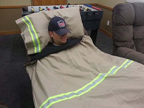  Firefighter Personalized Tan Station Blanket 60" X 80"