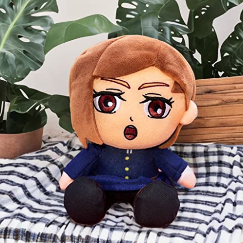  JUST FUNKY Jujutsu Kaisen Full Size Demon Corps Plush | 9” Tall | Featuring Nobara Kugisaka| Home Decor | Plush Pillow For 14+