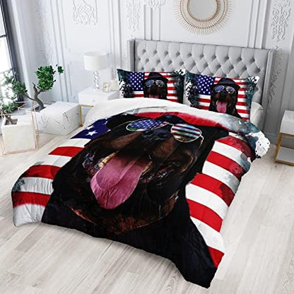  BSNTHO Cute Cartoon Cow Bedding Cot Bedding Set Tie Dye Comforter Set Queen Size 3D Bull Cattle Animal Comforter Set Farmhouse Cow Bedroom 1 Comforter 2 Pillowcase