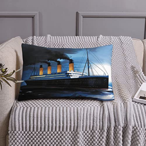  1 Pack Titanic Pillow Covers Super Soft Rectangle Decorative Throw Pillowcase With Envelope Closure Wrinkle Fade And Stain Resistant 20x30
