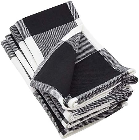  Occasion Gallery Black 3-Piece Holiday Buffalo Plaid (King Size) Duvet Cover (Filling NOT Included) Set 104" X 94" Rectangular, 100% Cotton