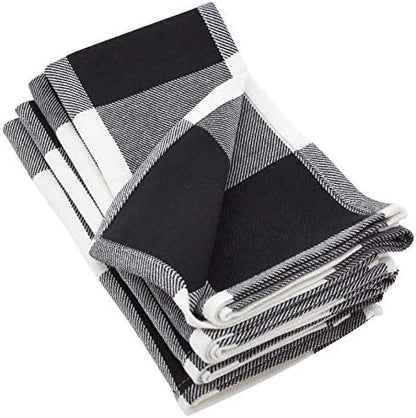  Occasion Gallery Black 3-Piece Holiday Buffalo Plaid (King Size) Duvet Cover (Filling NOT Included) Set 104" X 94" Rectangular, 100% Cotton