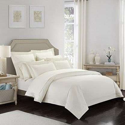  Asabolaj Triomphe Collection 3 Pieces Do Not Include Filling Grey Color King Size Duvet Cover Set 100% Egyptian Cotton Sateen 400 Thread Count Luxury Handcraft(Grey,King)