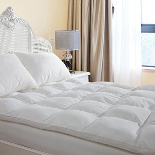  Plush Extra Thick Mattress Topper Queen For Softening Firm Mattress, Breathable Cooling Mattress Pillow Top Bed Topper For Back Pain & Sleep Comfort, Overfilled Mattress Pad, Fit To 6”-22” Mattress
