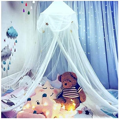  Mosquito Net Bed Canopy Curtains Princess Butterfly Reading Canopies For Girls Kids Single Twin Full Queen Size Beds, Pink And Purple