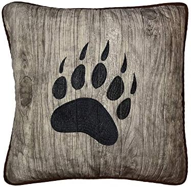  King Quilt - Bear Mirage Cotton Lodge Quilt With Bear Pattern - Machine Washable