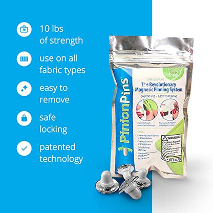  Clear Magnetic Duvet Clips With Magnetic Key For Easy Removal. Pack Of 8 Comforter Fasteners That Are Safe Locking And Holds Up To 10lbs
