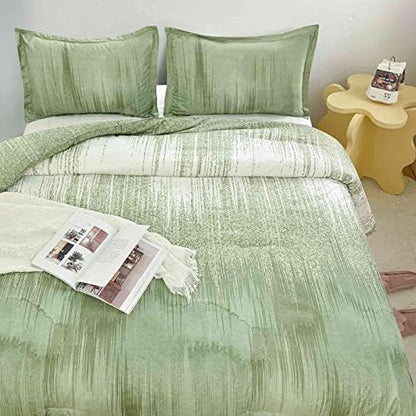  Queen Duvet Cover Set Grid, 90x90 Soft Bedding Cover, Luxury Cool Lightweight Microfiber 3pc Set (1 Cover 2 Pillowcase) With Zip, Tie - Modern Style Bed Quilt Cover For Decor, Plaid White