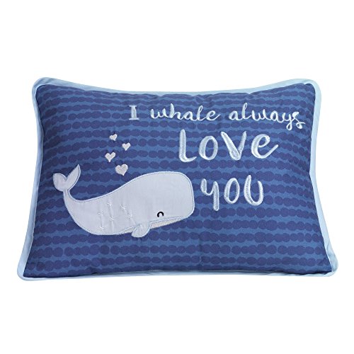  Oceania Decorative Throw Pillow - Blue Ocean Whale