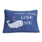  Oceania Decorative Throw Pillow - Blue Ocean Whale
