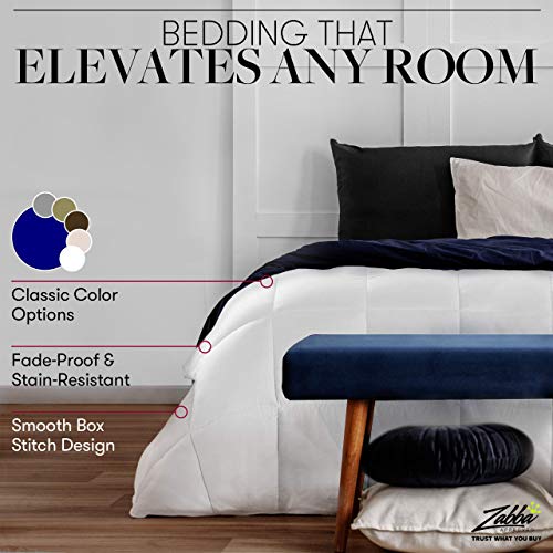  Luxury Linens King/California King Size Comforter - 1600 Series Down Alternative Home Bedding & Duvet Insert - Slate Gray