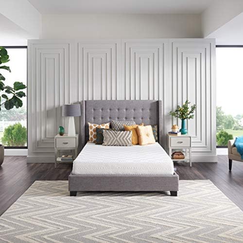  Ealy 8-Inch Full Memory Foam Bed In A Box With CopperChill + Essentials Memory Foam Gel Cooling Pillow Set