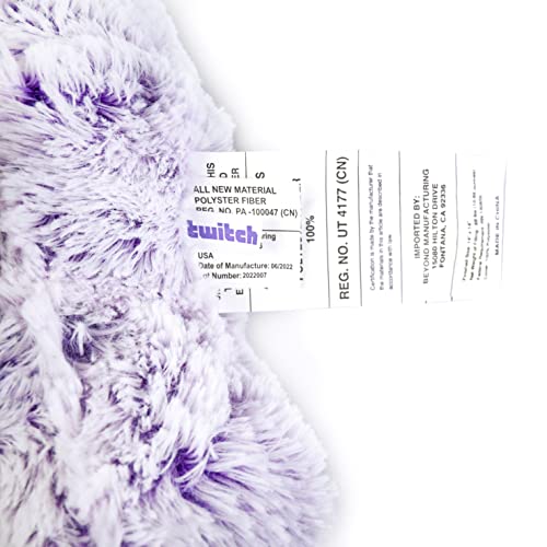  Twitch Glitch Pillow Plush - Faux Fur
