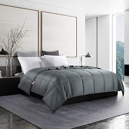  Lightweight Cooling Viscose From Bamboo King Size Comforter Down Alternative Duvet Insert, 100% Viscose Made From Bamboo, 8 Corner Tabs, All Season Soft Comforter For Hot Sleepers