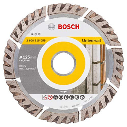 Bosch Osch 2 608 615 059 Standard Diamond Cutting Disc For Universal DIA-TS 125 X 22.23