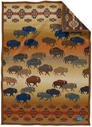  Pendleton Unisex Jacquard Muchacho Kids Blanket, Sunrise Eagle, One Size