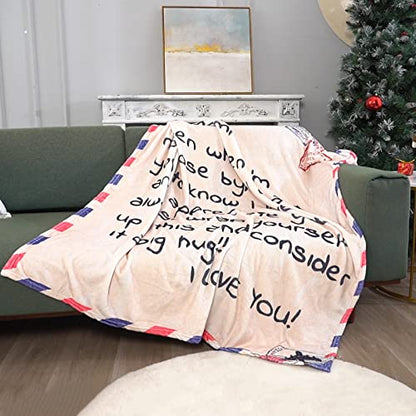  Gifts For Mom, Mothers Day Birthday Gifts For Mom, Blanket To My Mom Gift From Daughter Son, Mother's Day, Mom Blanket 56 X71