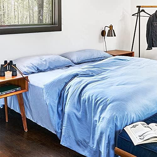  100% Eucalyptus Lyocell Duvet Cover With Corner Ties - Protects And Covers Your Comforter/Duvet Insert, Silky Soft, Cool-to-The-Touch, Naturally-Dyed (White, Full/Queen)