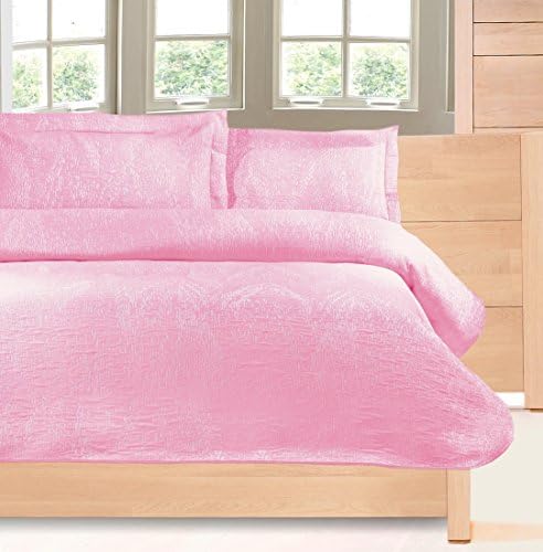  Ikat Matelasse Bedding, Coverlet King Size 96-Inch By 102-Inch, Coral