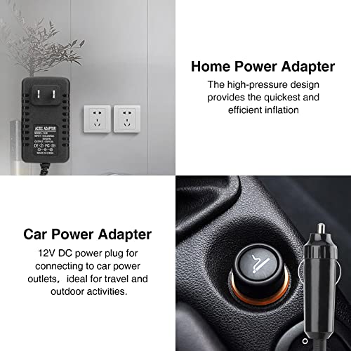  Electric Air Pump, Air Pump For Inflatables Air Mattress Couch Pool Floats，Inflatables Boat Raft Toys, AC/DC Pump