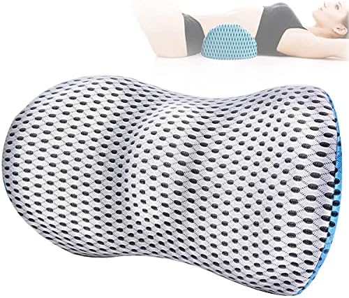  Timstono Lumbar Support Pillow/Back Cushion, Memory Foam Lumbar Pillow That,Recliner Back Rest Use For Office Chairs, Gaming Chairs And Car Seats,Breathable & Ergonomic Design Back Pain Relief(Black)
