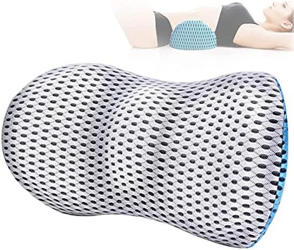  Timstono Lumbar Support Pillow/Back Cushion, Memory Foam Lumbar Pillow That,Recliner Back Rest Use For Office Chairs, Gaming Chairs And Car Seats,Breathable & Ergonomic Design Back Pain Relief(Black)