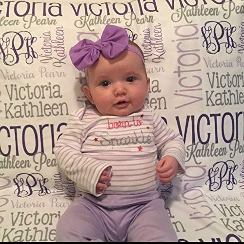  Personalized Name Blanket For Baby Girl Kids And Adults With Name, Customized Name Blankets To My Amazing Daughter, Custom With Daughter's Name, Add Your Family Name. Great Gift For Birthday