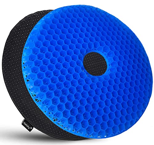  Gel Enhanced Donut Pillow For Tailbone Pain - Non-Slip Orthopedic Gel Butt Cushion For Hemorrhoids, Postpartum, Pregnancy, Bed Sores, Sitting - Honeycomb Breathable Orthopedic Sitting Pillow