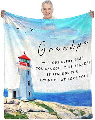  To My Grandpa Blankets From Grandkids Birthday Gifts For Grandpa From Granddaughter Blankets And Throws Ultra Soft Quilt Flannel Fleece Bed Blankets 50" 60"