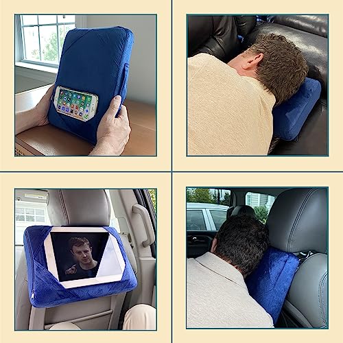  Comfyt Travel Pillow, Camping Pillow, Tablet Stand, Small Pillow Backpack Pillow Memory Foam Pillow Car Seat Cushion Lumbar Back Pillow, Tablet Holder Pillow Flight Pillow Kids Toddler Pillow