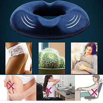  Donut Tailbone Pillow Hemorrhoid Cushion Donut Seat Cushion Pain Relief Hemorrhoid TreatmentPillow For Back Coccyx Pain Bedsores Pregnancy Hemorrhoids Medical Surgery For Office Chair Car (Man) (Man)