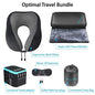  Proglobe Travel Accessories, Luxury Traveling Blanket Set With Universal Travel Charger Adapter For More Than 160 Countries. Great Kit For Airplane And All Travels