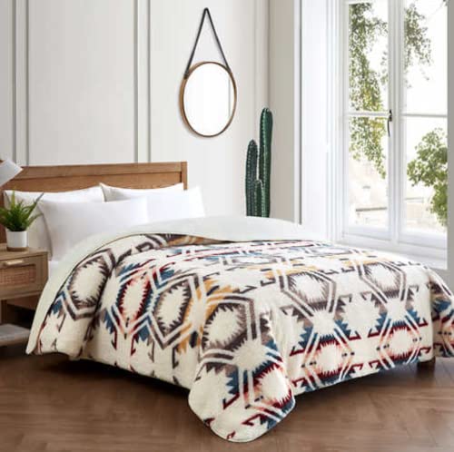Pendleton White Sands Quilt Coverlet Blanket Set - Sandshell - Full/Queen