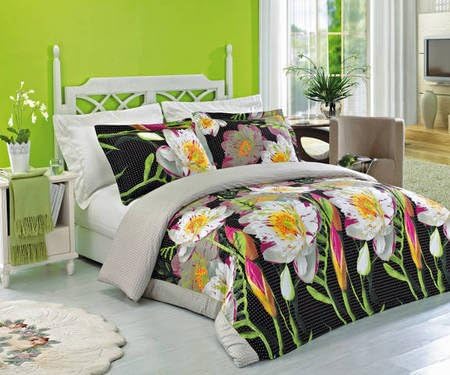  Luxury 3PC Safari King/Cal King Duvet Cover Set 100Percent Cotton 300 Thread Count