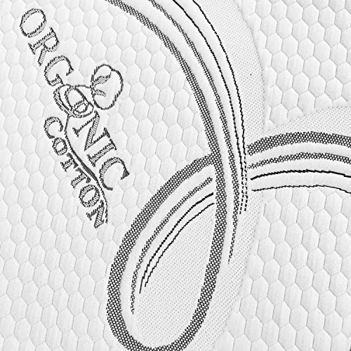  4" X 28" X 75" Bunk, Soft, Fitted, Zippered Mattress Cover Replacement, Premium Cotton, Waterproof, Non Skid Bottom, Mattress Pad Cover, Mattress Not Included